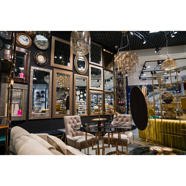 Kohvilaud Moro, klaas D90x44.5cm