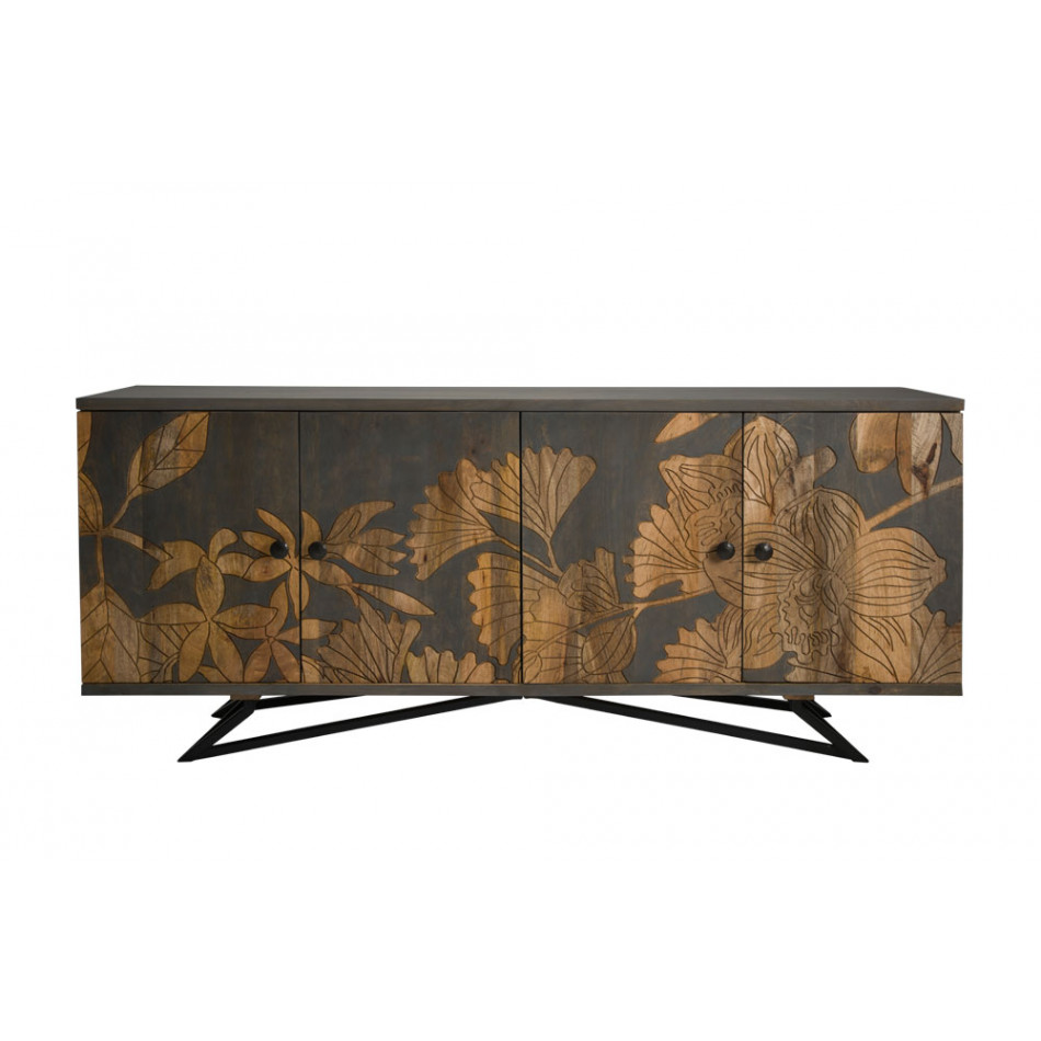 Sideboard Forest, mango wood, 177x45x75cm