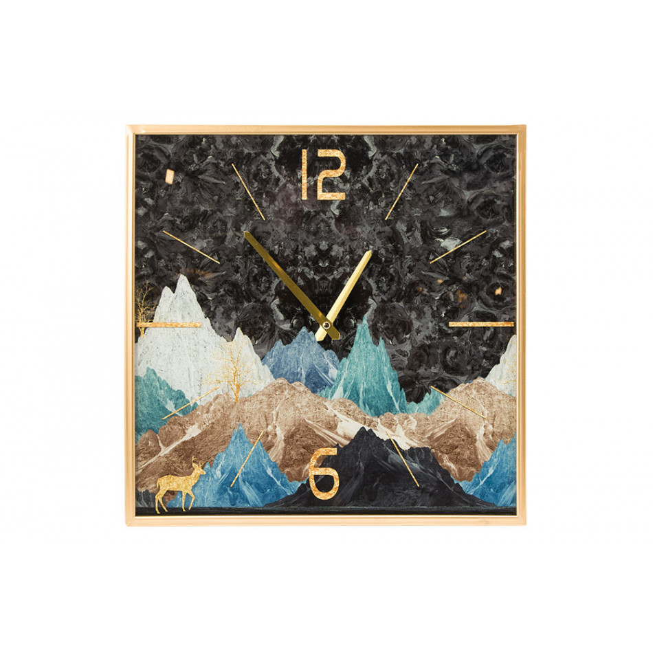 Wall clock Mountains, 41x41x5.5cm