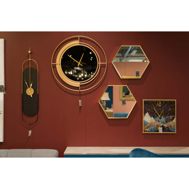 Wall clock Moore, 20x93.5x4.5cm