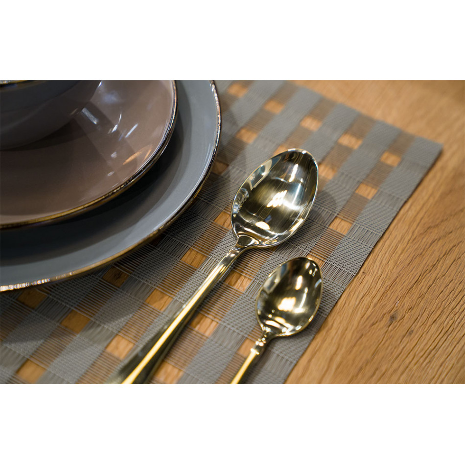 Söögiriistade komplekt  Munich, šampanja värv, 6-le inimesele (24-osaline)