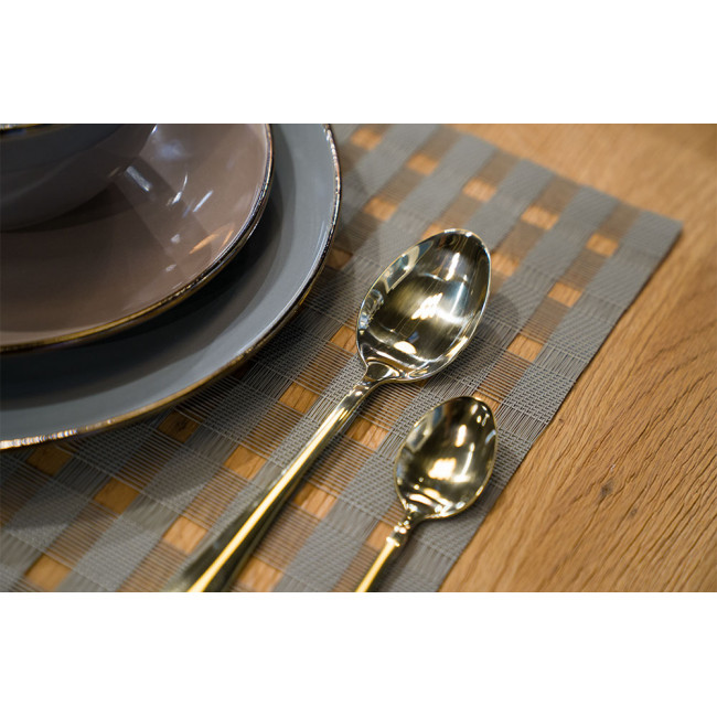 Söögiriistade komplekt  Munich, šampanja värv, 6-le inimesele (24-osaline)