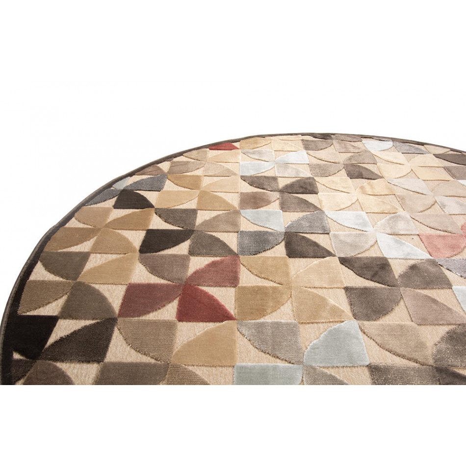 Carpet  Farulina, multi, round D-150cm