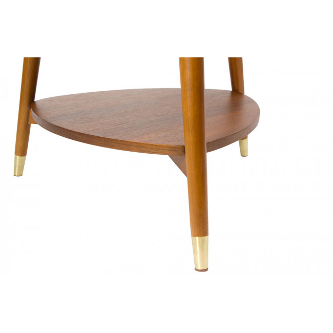 Küljelaud Wally, pähklipuust vineer, 36x36x48cm