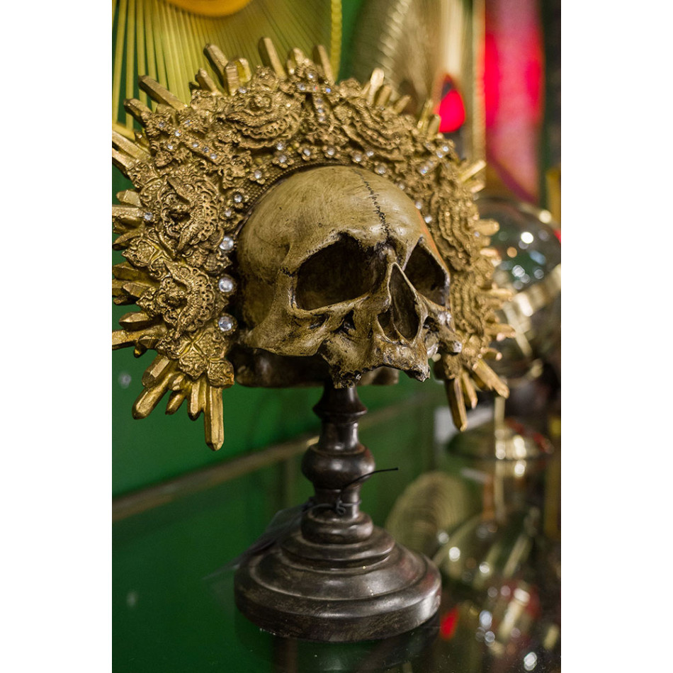 Dekoratiivkuju King Skull, 42x34x20cm
