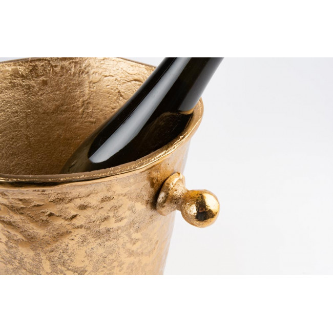 Veinijahuti, kuld värvi,  H22.5cm, D28.5cm