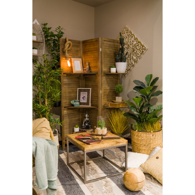 Журнальный столик Sole, дерево манго, 55x55x40cm