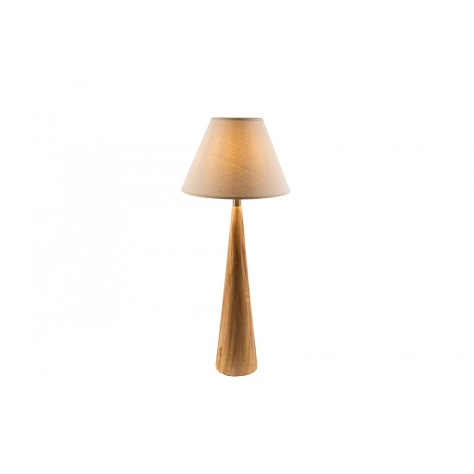 Настольная лампа Moora с льняным абажуром, H71x15cm