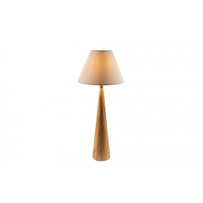 Настольная лампа Moora с льняным абажуром, H71x15cm