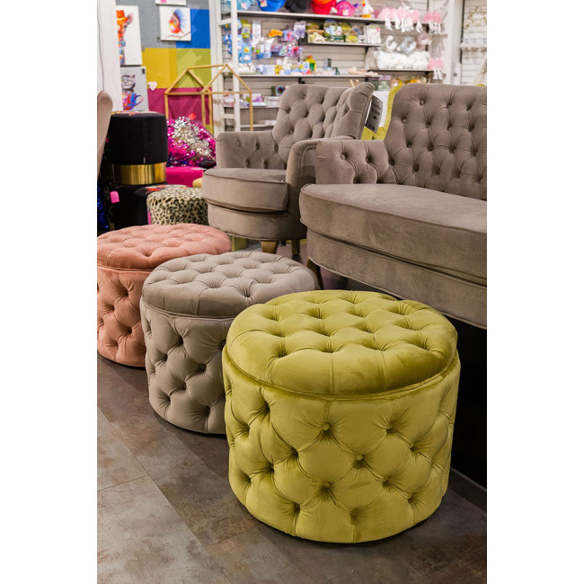 Accent chair Rockfort, taupe, 53x70x74.5cm, seat height 44cm