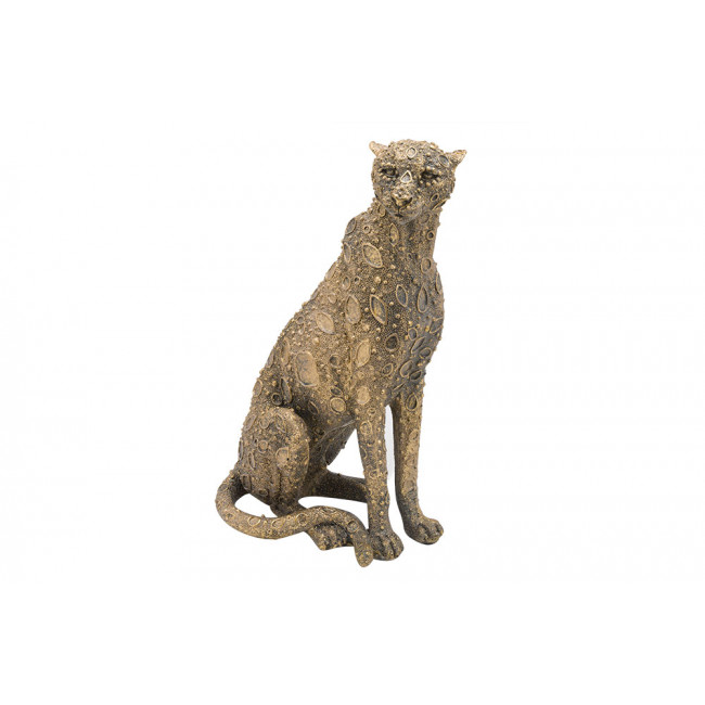 Decorative figure Leopard 15, 23.5x15x37cm