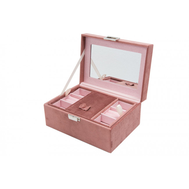 Jewellery box Turano, old rose, 21x15x10cm