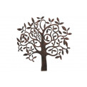 Wall object Tree mat, metal, 71cm