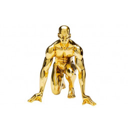Deco figurine Runner, golden, 25x23x23cm