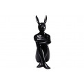 Deco Figurine Gangster Rabbit Black, 39x26x15cm 