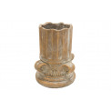 Planter Column, concrete, golden, D19.5x H23cm