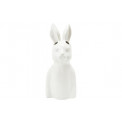 Vase Bunny Fine Earthenware, white, 11.7x11x27.6cm