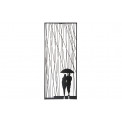 Wall deco Toriko,  black, 30x1.3x70cm