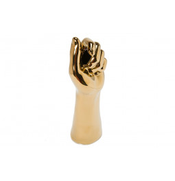 Decor Hand gold, 8x7x25.5cm