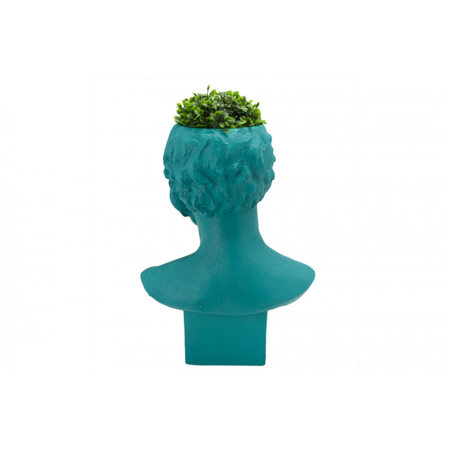 Decorative flower pot Man, blue, 30x21x41cm