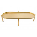 Tray 4226C, matt brass plating/shinny brass plat.with enamel