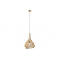 Ceiling lamp Landau, shiny brass plating, D40, H56-97cm