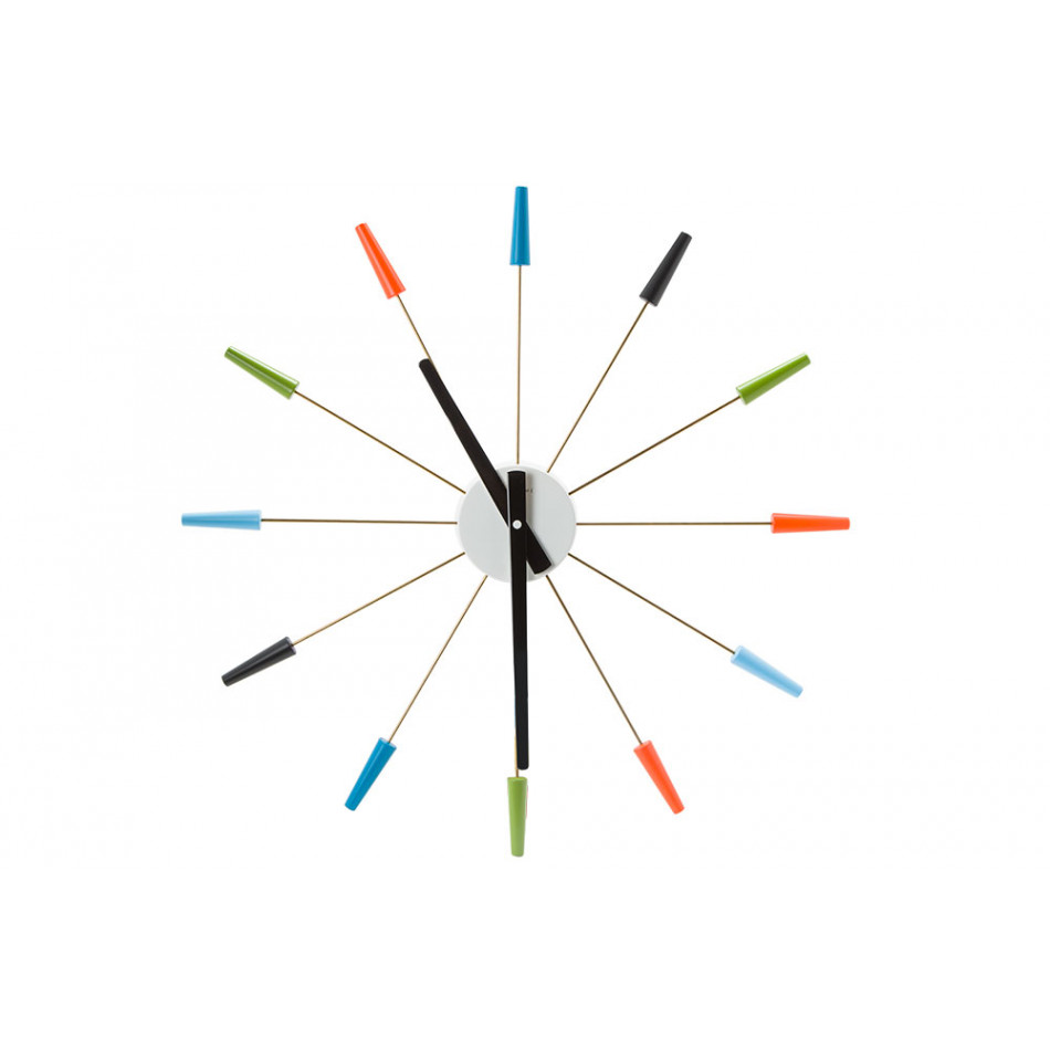 Wall clock Plug inn vintage, D58cm