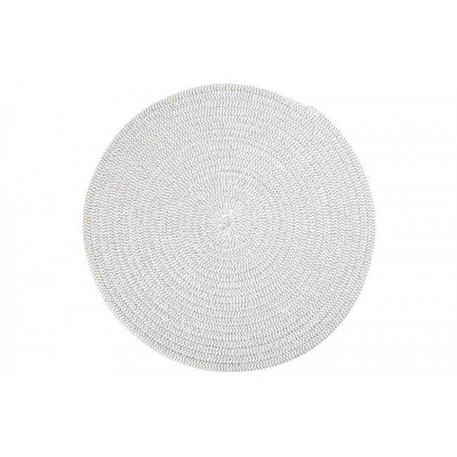 Placemat cotton, grey, D38cm