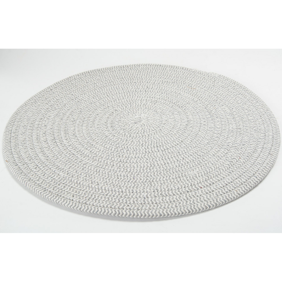 Placemat cotton, grey, D38cm