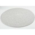 Placemat cotton, grey, D38cm
