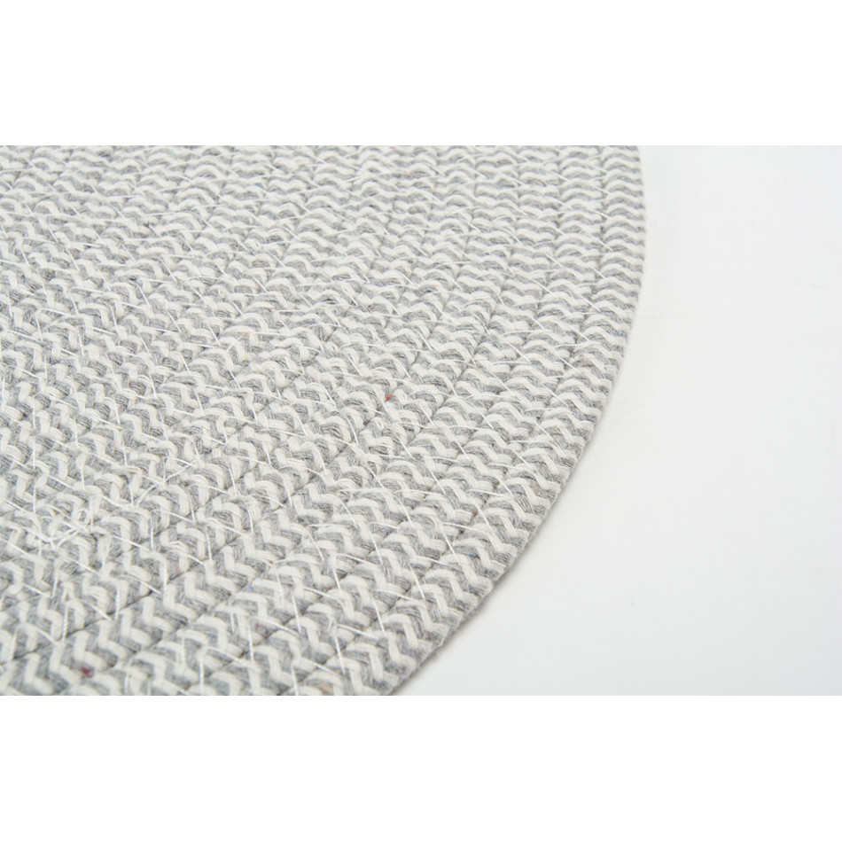 Placemat cotton, grey, D38cm