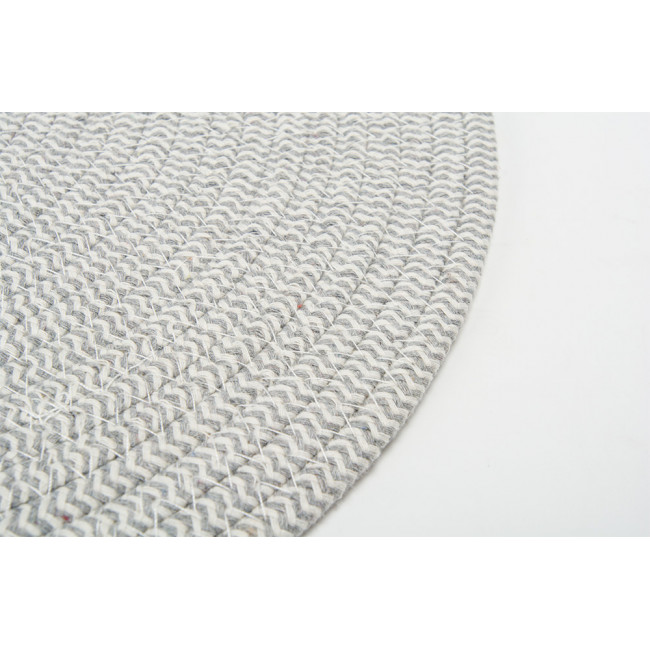 Placemat cotton, grey, D38cm