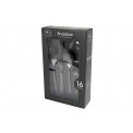 Cutlery set 16 pc Inox Shadow, black