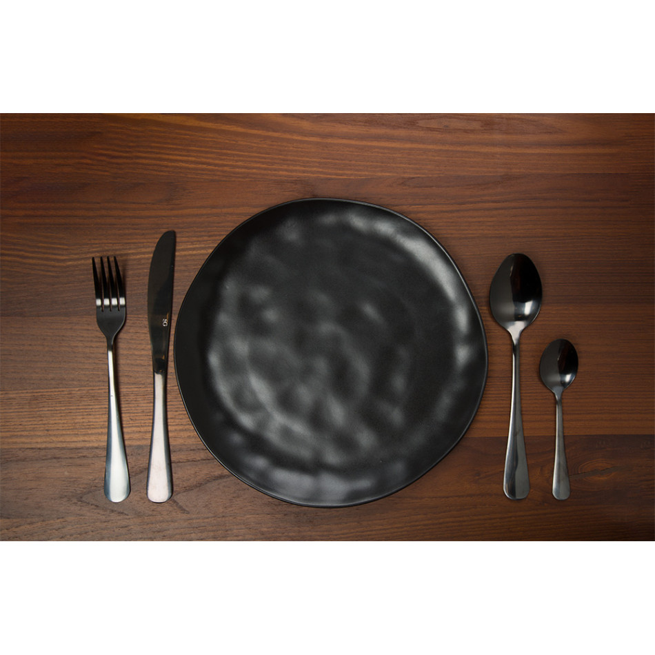 Cutlery set 16 pc Inox Shadow, black
