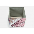 Storage box with sequin, 24x28x24cm