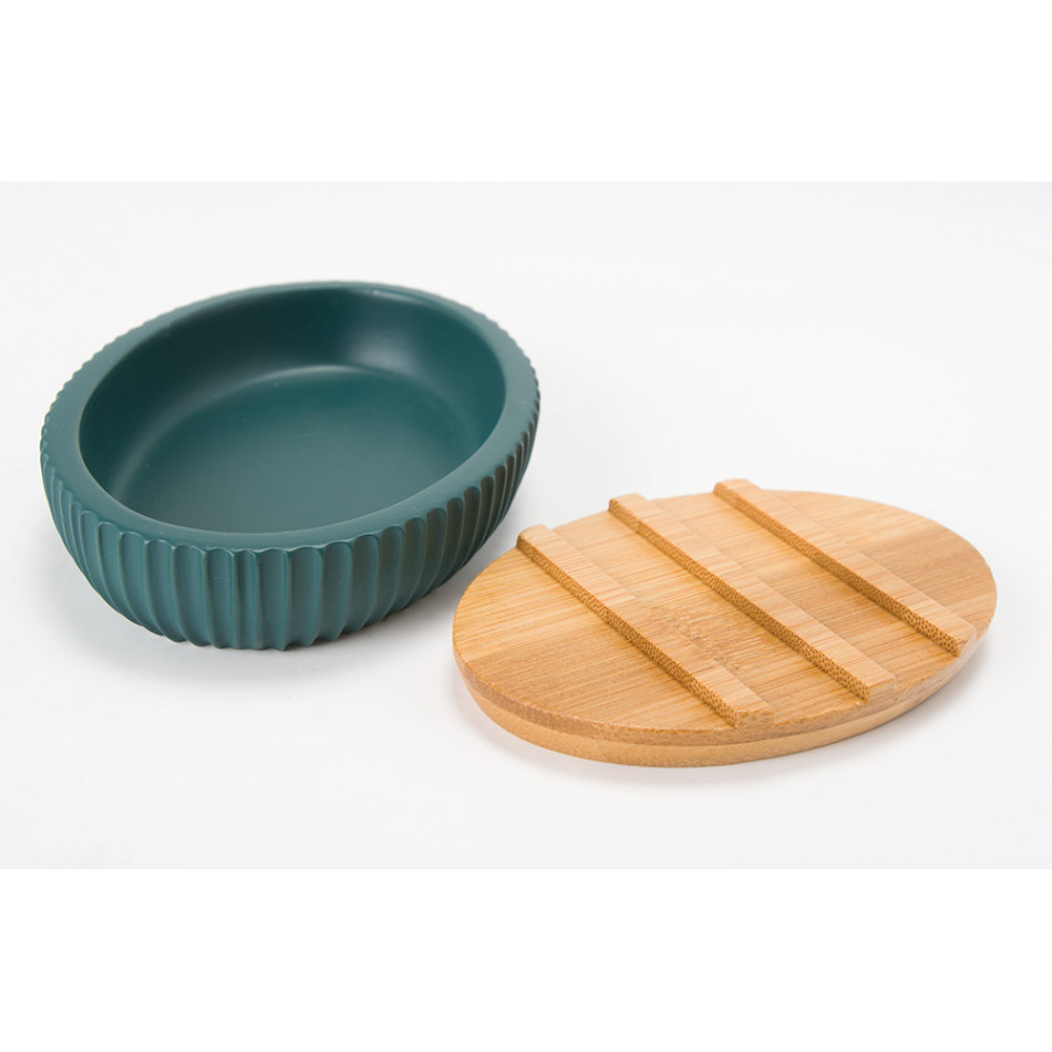 Soap dish Modern, teal