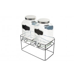 Dispenser and stand 2x 4 L