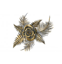 Wall decor Dala Flower, metal, 61x57cm