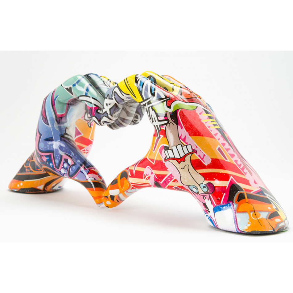 Deco Hands Street Art,  8x29x12cm 