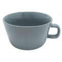 Mug Nadine, grey, porcelain, 500ml, 13x15x7.5cm