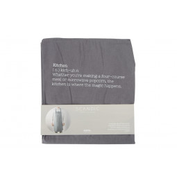 Apron Cotton, anthracite, 70x85cm