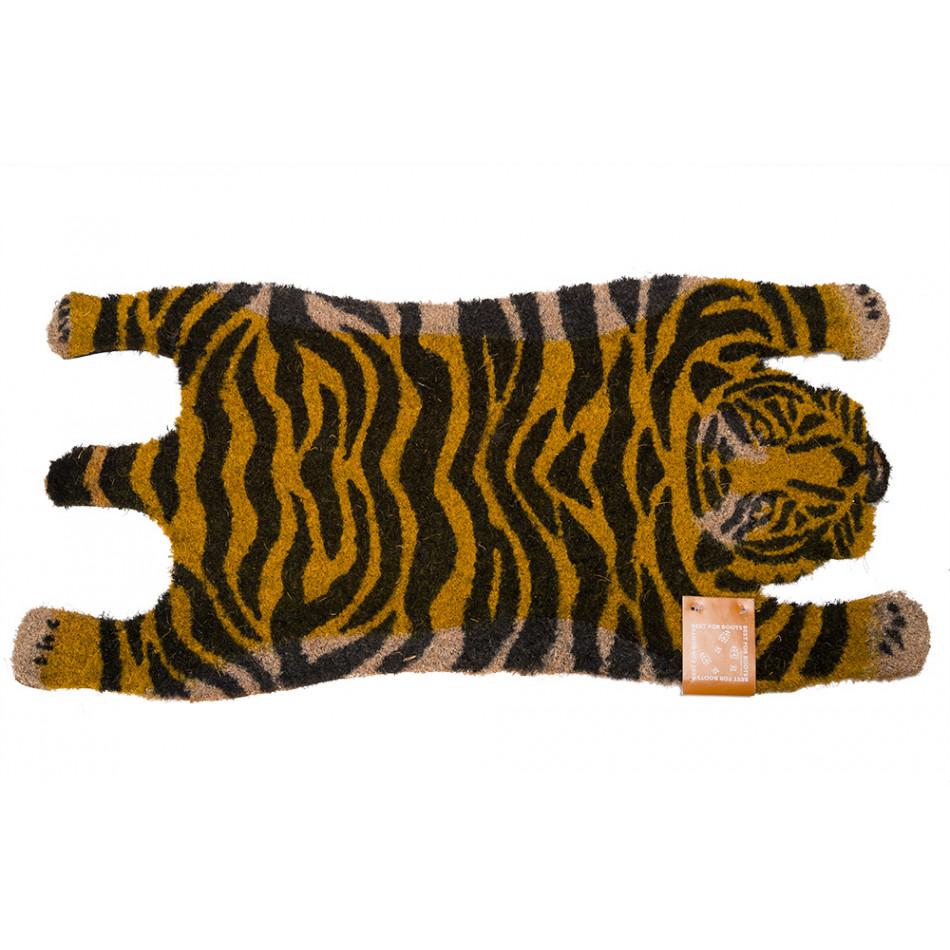 Coir doormat Tiger, 37.5x74.5x1.7cm