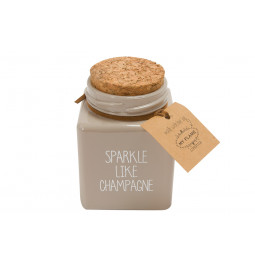 Scented soy candle Sparkle like champagne, figs