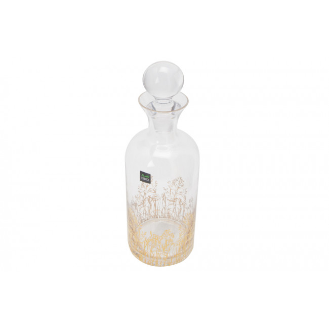 Decanter Sola gold, H24.5xD9.5cm, 1000ml