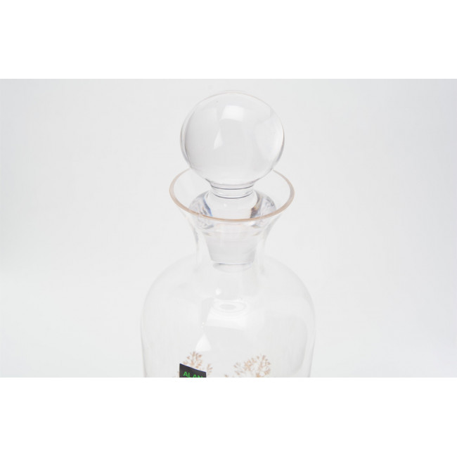 Decanter Sola gold, H24.5xD9.5cm, 1000ml