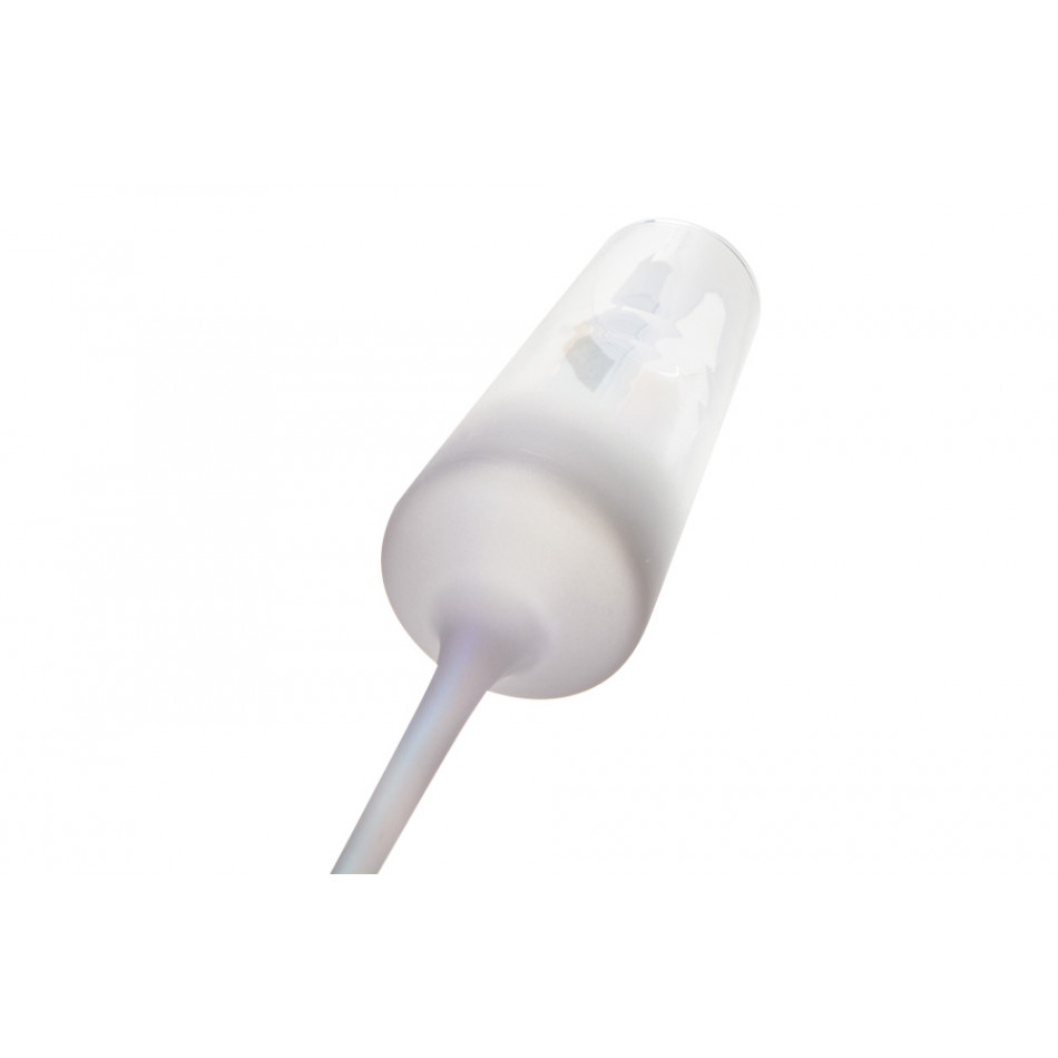 Champagne glass Simona grey, H26.5D7.0cm, 220ml