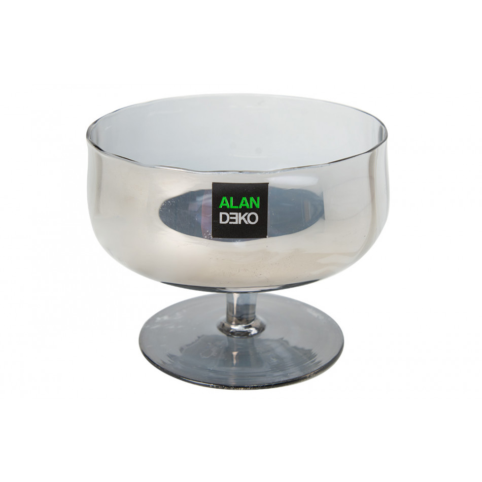 Icecream glass Sirri grey,  H7.3 D9.5cm 250ml