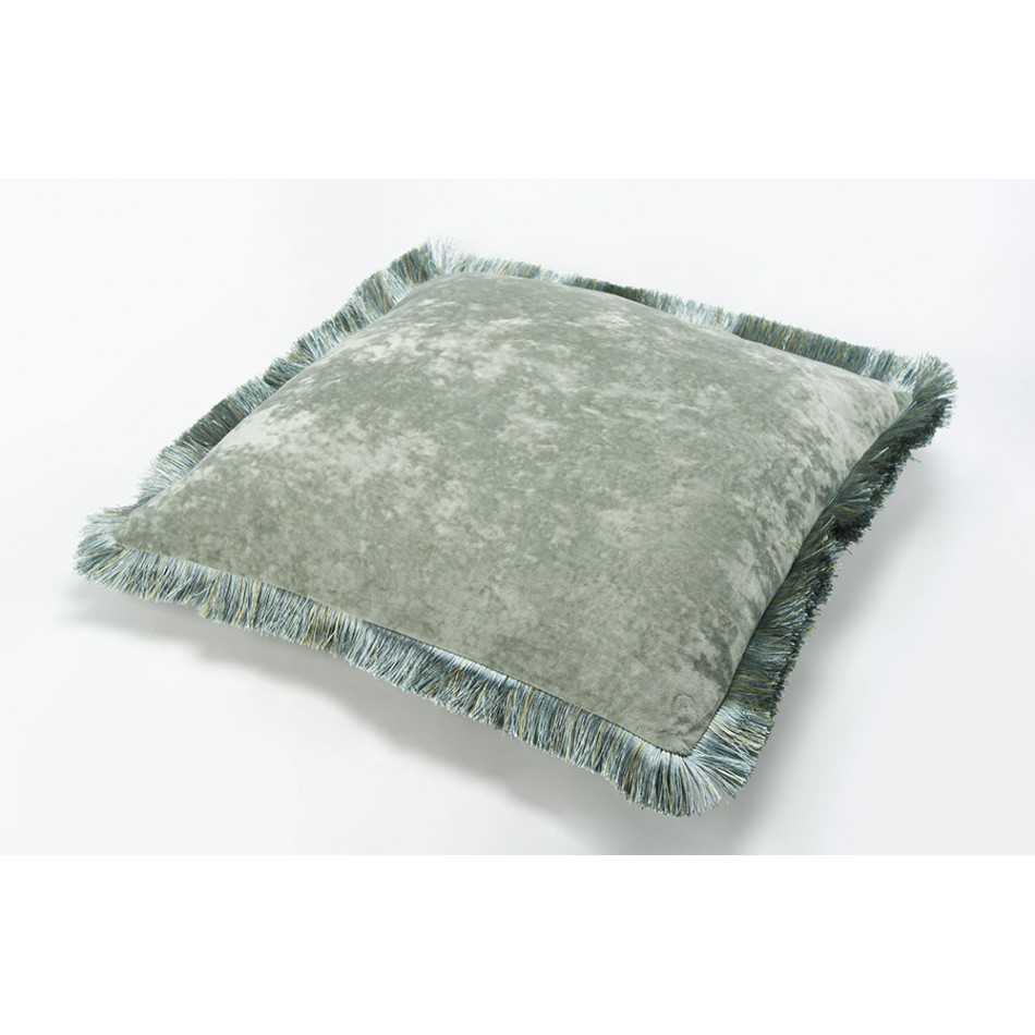 Pillow Shelly 04,  light green velvet, 50x50cm
