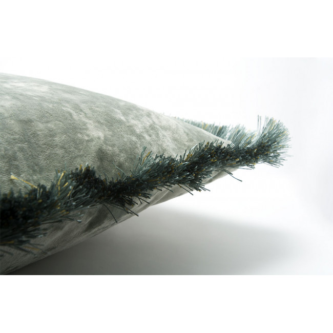Pillow Shelly 04,  light green velvet, 50x50cm