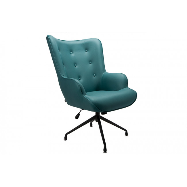 Armchair Dallas, teal, 103x75.5x70cm, seat h 50cm